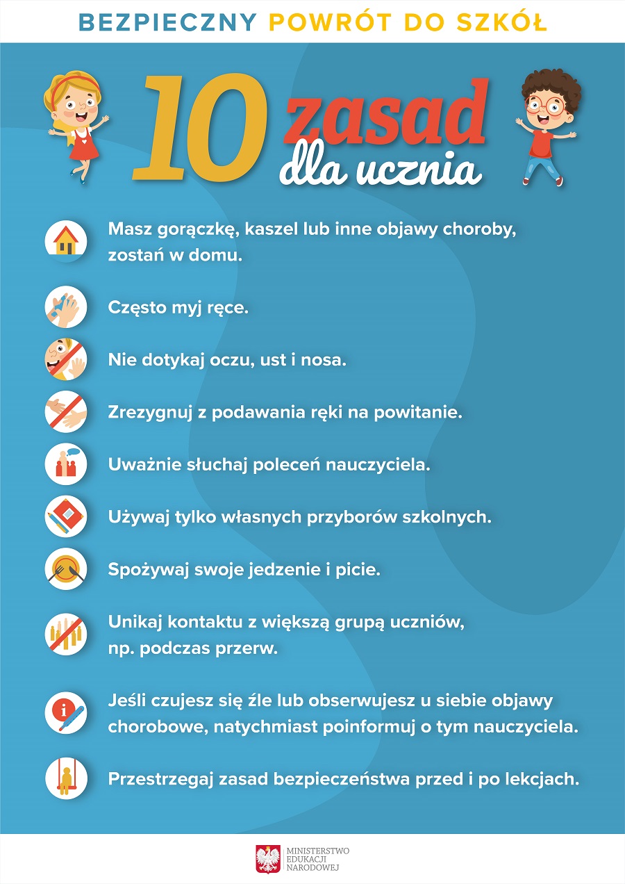 10zasadplakat uczniowie plakat